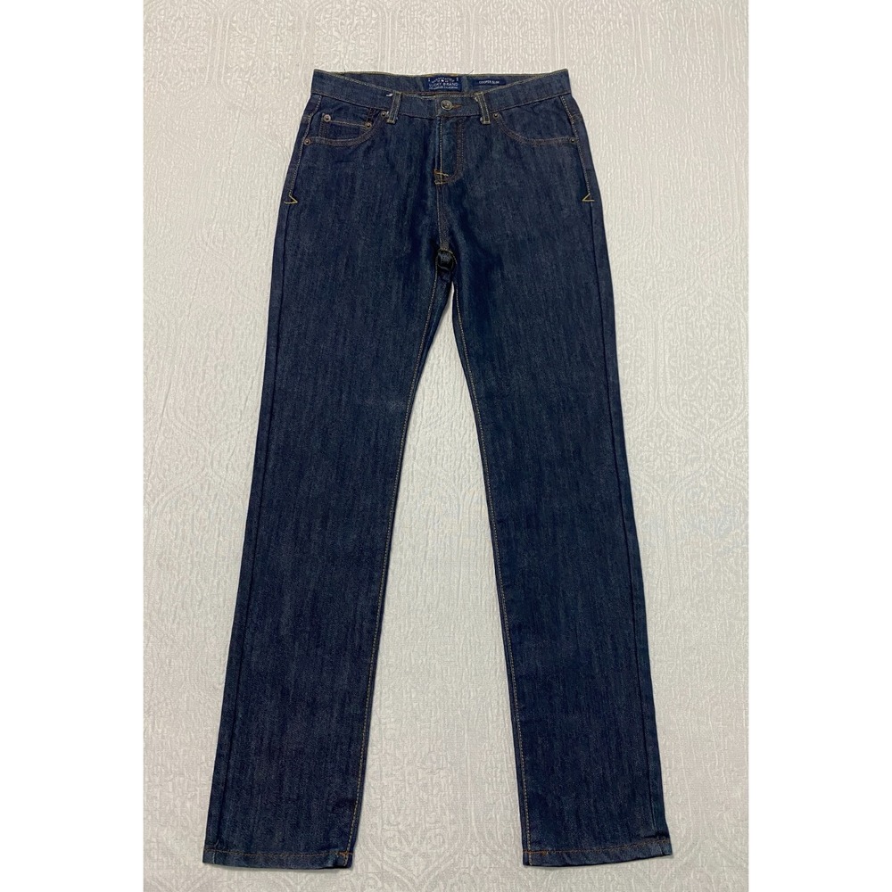 Lucky Brand Cooper Slim Girls Jeans Size 14 Blue Dark Wash